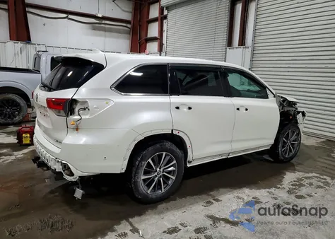 2018 Toyota Highlander Se from USA, damaged, VIN 5TDJZRFH0JS556612